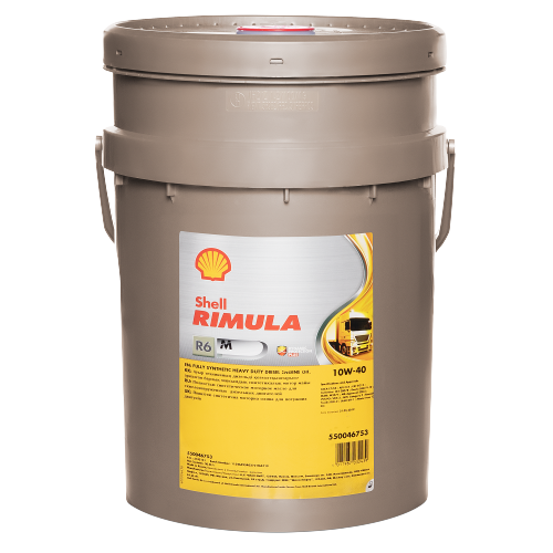 Моторное масло SHELL 10W40 RIMULA R6 M, 20л (SHELL: SHELL 10W40 RIMULA R6 M20)